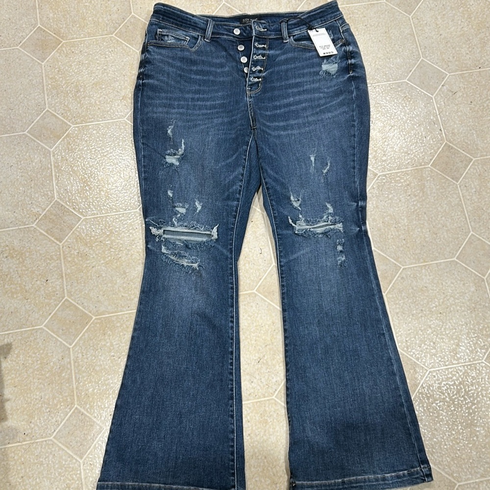 Judy blue trouser flare jeans